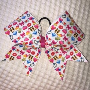 Emoji Cheer Bow